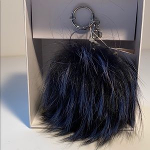 Michael Kors Fur Pompom Ornament Charm
